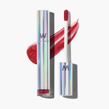 WONDER BLADING Top Gloss - Red Glitter