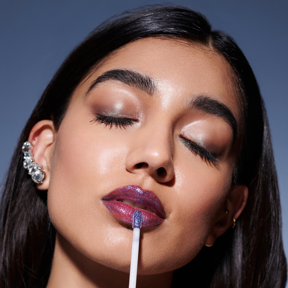 WONDER BLADING Top Gloss Blue Glitter WONDERSKIN